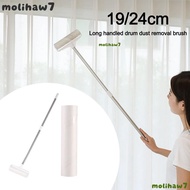 MOLIH Pet Hair Remover Roller, Telescopic Tearable Long Handle Lint Roller Brush, Floor Cleanup Tool