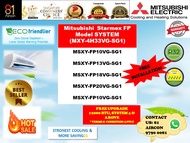 【81 Aircon】Mitsubishi Starmex FP Model Aircon- System 4【5 Ticks】【R32】