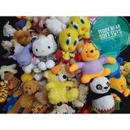 soft toys(merdeka sale)preloved 50 SEN/RM1/RM2/RM5 minimum order 5 pcs