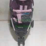 STROLLER BABY ELLE MAXI UNGU SECOND