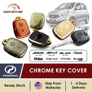 PERODUA MYVI VIVA ALZA Sarung Kunci Remote Case Casing Key Cover Car Accessories Accessori Aksesori Kereta 2023 Bodykit