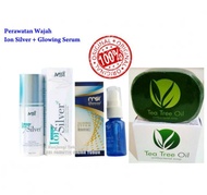 Msi silverion putih +msi glowing serum+msi sabun tea tree oil