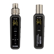 TECHCHIP- UHF Wireless Microphone Converter XLR Transmitter Receiver Microphone Wireless System for 