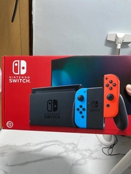 Switch 大電版 好新 有mon 送保護套 和主機殼 便攜包