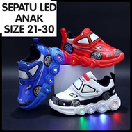 (LOLI-JKT) SP- MBL3 LIGHT CAR MODEL LED CHILDREN'S SHOES SIZE 21-30 kids shoes boy