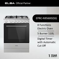 [SECURED DELVERY] ELBA 110L Professional Range Standing Cooker 5 Burners EPRC-N9560D(SS)