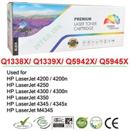 หมึกเลเซอร์ HP LaserJet 4200/4200n/ 4250/4300/ 4300n/ 4350 (Q1338X) 20K สีดำ Color Box