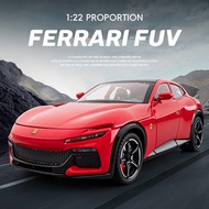 [HCM] Ferrari Fuv car metal model with beautiful led, large scale toy gift for children