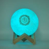Bluetooth Speakers Wireless Muslim Night Light Quran speakers 3D Moon With remote control quran spea