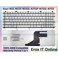 Asus N55 N55S N55SL N75 N75SF N75SL N75S N75Y N55SF Series 04GN691KUS00-2 MP-11A13US69201 Laptop Sil