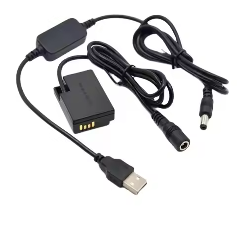 LP E17 Dummy Battery DR-E18 DC Coupler USB DC Cable Kit Supply for Canon EOS 750D Kiss X8i T6i 760D 