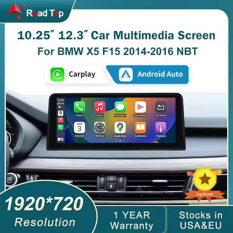 RoadTop Wireless Carplay Multimedia Display Touch Screen Android-auto Head Unit For BMW X5 F15 F85 X