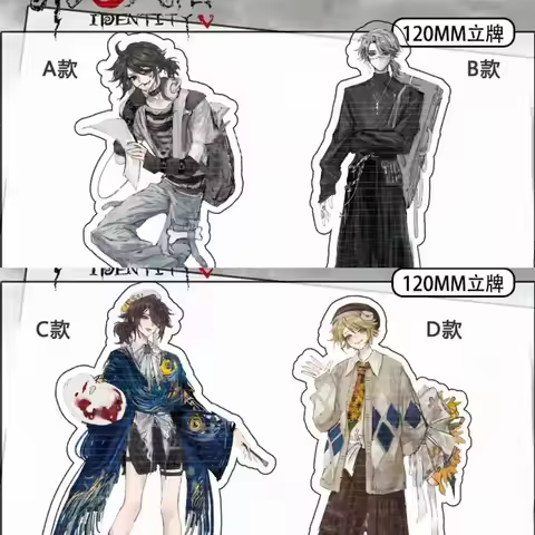 Identity V Aesop Carl Edgar Valden Victor Grantz Cute Game Anime Acrylic Stands Model Desk Cosplay D