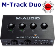 M-Audio M-Track Duo USB Audio Interface with Music Production Software Mac Win DTM DAW Low Noise Liv