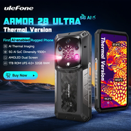 【NEW】Ulefone Armor 28 Ultra 5G AI Thermal Imaging Rugged Phone 1TB ROM 32GB RAM Android Smartphone A