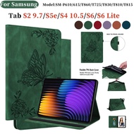 For Samsung Galaxy Tab S2 9.7 S4 10.5 S5E S5e S6 Lite 10.4 10.5 s6lite High Quality Flip Cover SM-T8