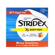 Stridex - XL身體清潔片(2％的水楊酸) 90片 (藍色) ✥ [12155] (平行進口貨)