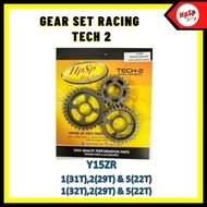 Y15ZR LC135 Y16ZR RACING GEAR BOX RATIO 1/2/4 1/2/5 1/2/5/6 HPSP HYPER SPEED TECH 2 3PC 5PC 1-2-4 1-