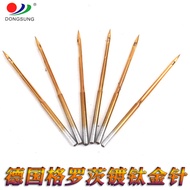 Jarum Bersalut Titanium Import Jerman Groz Jarum Tahan Panas Jarum Mesin Corak Pengangkutan Kepala T