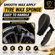 【CP CAR Detailer】 Tayar Wax Sponge Tyre Sponge Car Wash Accessories Car Detailing