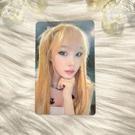 Genuine product GISELLE small card aespa Japan fm week school Giselle pear blonde hair card set