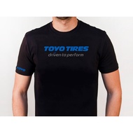 T-Shirt Tayar Toyo Tires  Black 1 100% Cotton Roundneck Lengan Pendek/Short Sleeve T Shirt/Baju  Men