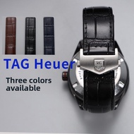 TAG Heuer Carrera/Heritage 6 Leather Watch Strap  Double Fold Deployant Clasp Replacement Genuine  W