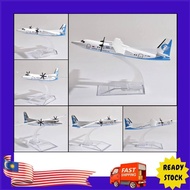 MONGOLIA FOKKER 50 AIR CARGO PASSENGER AEROPLANE DIECAST MODEL 16CM