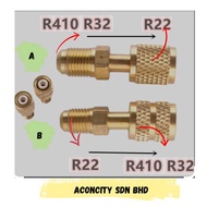 Copper Adaptor R134A / R410-R22 / R22-R410