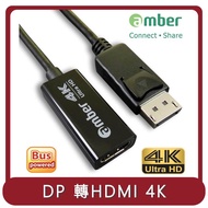 【amber】桃苗選品—DisplayportP轉HDMI 4K轉接器 DP to HDMI 4K版本