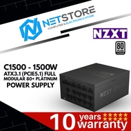 NZXT C1500 - 1500W ATX3.1 (PCIE5.1) FULL MODULAR 80+ PLATINUM POWER SUPPLY - PA-5P1BB-UK