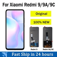 100% NEW Original For Redmi 9A LCD Display Screen With Frame Touch Screen Assembly For Redmi 9A 9C 9