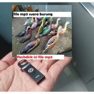 FLASHDISK FILLED WITH SOUND MP3 BIRD SOUND CLEAR HARD SOUND BIRD CALLING ANIMAL RANGE