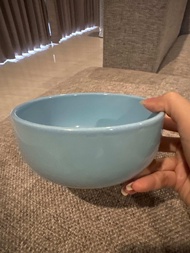 Mangkok souvenir / Mangkok bijian keramik bulat polos warna pastel