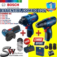 Bosch 12 V COMBO ESSENTIAL COMBO GSR120 GDR120 GWS12V-76 CORDLESS DRILL / DRIVER CORDLESS ANGLE GRINDER