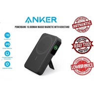 Anker Power Bank [MagGo] 10000mAh Qi2 Certified 15W Portable Charger A1654 with Smart Display and Fo
