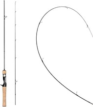 Rosewood Ultralight Spinning/Casting Rod Cork Handle Fishing Rods Sensitive Solid Tip for Crappie, T