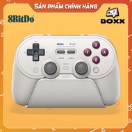 8BitDo Pro 3 Bluetooth Gamepad with Charging Dock, TMR Joysticks, Macro