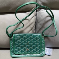 💚 Goyard戈雅plumet信封包 斜背包 綠色銀扣