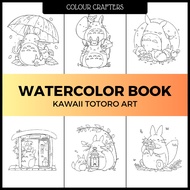 ColourCrafters Watercolour Drawing Book Kawaii Totoro Art 200gsm 300gsm Watercolour Paper