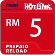 TOPUP MAXIS PREPAID / MAXIS HOTLINK RELOAD (AUTO RELOAD PREPAID)