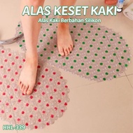 SILICONE Doormat HHL-339 transparent pvc plastic non-slip doormat