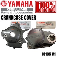🔥100% ORIGINAL YAMAHA LC135 V1 CRANKCASE COVET SET MAGNET COVER & CLUTCH COVER GREY [1S8]