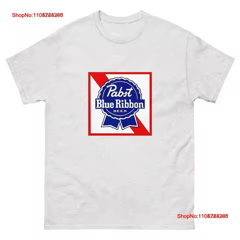 Retro Pabst Blue Ribbon Beer Vintage PBR Classic Old Party T Shirt 90s 80s 70s 60s Washed graphic Br