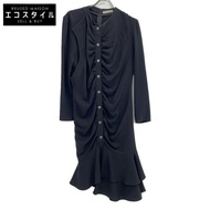 JW Anderson黑色合成纖維連身泳衣，美國尺寸6號（二手）