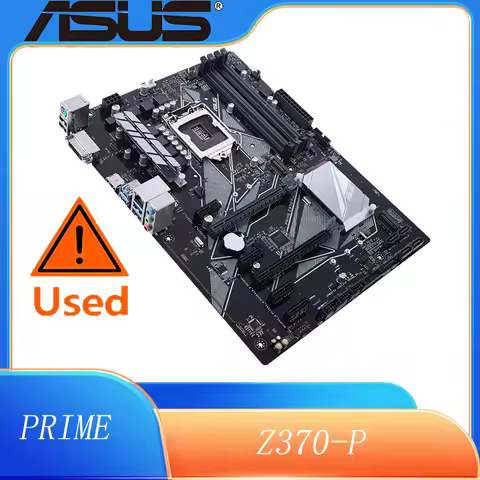Asus Prime Z370-P LGA1151 (Intel 9th Gen) DDR4 HDMI DVI M.2 Z370 ATX Motherboard with Gigabit LAN an