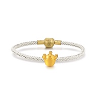 Chow Sang Sang 周生生 999 24K Gold  Charme Fairytales  Crown Charm 83631C (Bracelet Not Included)