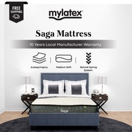 MyLatex SAGA inner spring Mattress 6 inch+- Single Super Single Mattress- Anti-Dust Mite Anti-Fungal Anti-Bacterial Lightweight mattress