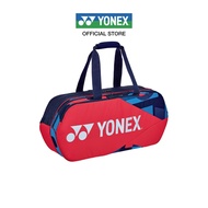 YONEX PRO TOURNAMENT BAG BA92231W กระเป๋าแร็คเก็ต สำหรับแข่งขันขนาดเล็กสามารถใส่แร็คเก็ต 3 ไม้ และ ช่องใส่รองเท้า ชมพู (Smash Pink) One
