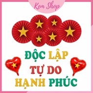 Decorative accessories for Vietnam's National Day on September 2 - Ice Cream Shop K118